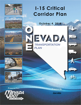 I-15 Critical Corridor Plan