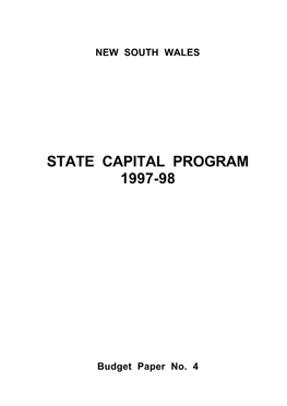 State Capital Program 1997-98