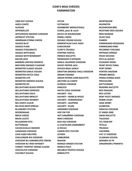 CHEESE LIST with PLU.Xlsx