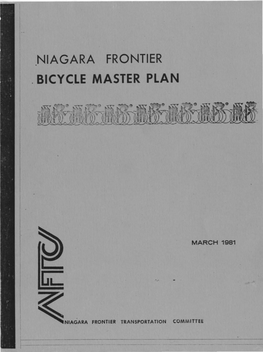 Niagara Frontier . Bicycle Master Plan