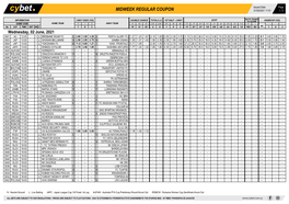 Midweek Regular Coupon 31/05/2021 11:51 1 / 3