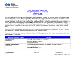 Medicare Plus Blue PPO Assure & PDP Option B. Prior Authorization/Step Therapy