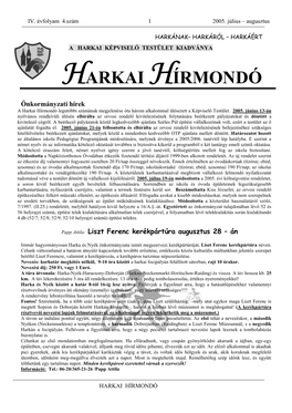 Harkai Hírmondó