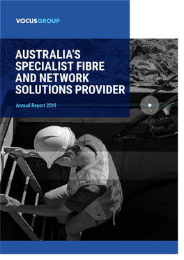 Australiaʼs Specialist Fibre and Network Solutions Provider