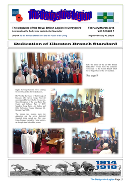 The First Derbyshire County RBL Magazine