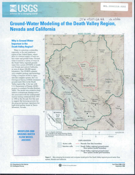 Ground-Water Modeling of the Death Valley Region, Nevada and California