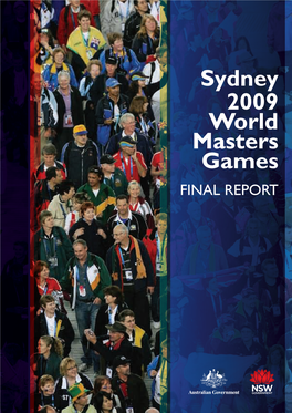 Sydney 2009 World Masters Games FINAL REPORT GOLD PARTNERS