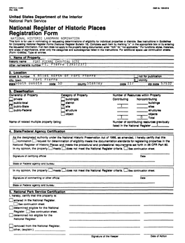 National Register of Historic Places Continuation Sheet