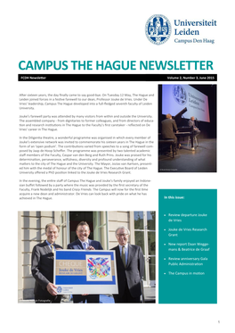 Campus the Hague Newsletter