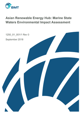 Asian Renewable Energy Hub: Marine State Waters Environmental Impact Assessment