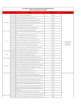 S.F. Express 7-Eleven Convenience Store Self-Pickup Service Service Coverage: New Territories