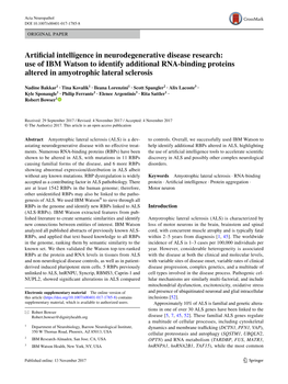 Use of IBM Watson to Identify Additional RNA-Binding Proteins