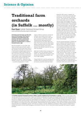 Traditional Farm Orchards (In Suffolk … Mostly)