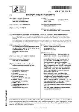 Modified Nucleosides, Nucleotides, and Nucleic