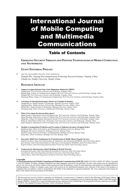 International Journal of Mobile Computing and Multimedia Communicationsoctober-December 2014, Vol