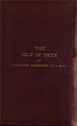 The Isle of Skye in 1882-1883