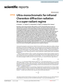 Ultra-Monochromatic Far-Infrared Cherenkov Diffraction Radiation in A