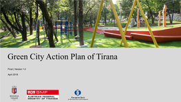 Green City Action Plan of Tirana