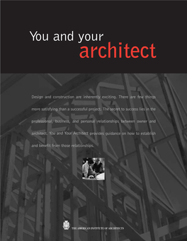 You and Your Architect