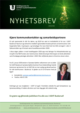 Nyhetsbrev 2019/ #03