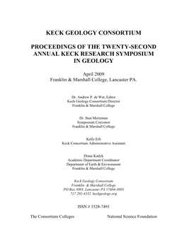 A 3.5 KY SEDIMENTARY RECORD of the GREAT SALT POND on BLOCK ISLAND, RI CONOR VEENEMAN: Wesleyan University Research Advisor: Johan Varekamp