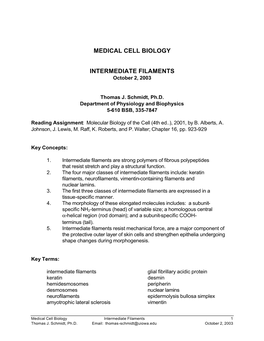 Intermediate Filaments.Pdf