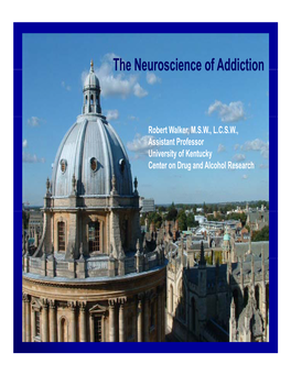 The Neuroscience of Addiction