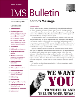 IMS Bulletin