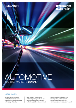 Automotive Capital Markets 2016/17