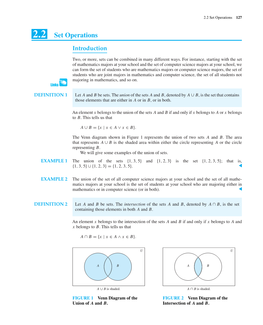 2.2 Set Operations 127