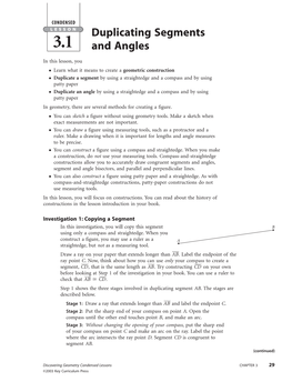 CHAPTER 3 29 ©2003 Key Curriculum Press DG3CL592 03.Qxd 7/1/02 10:51 AM Page 30