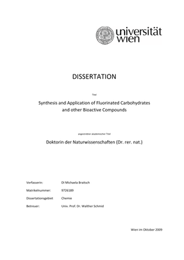 Dissertation