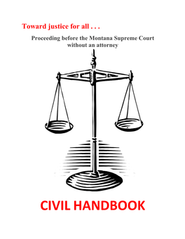 Civil Handbook: Proceeding Before the Montana Supreme Court