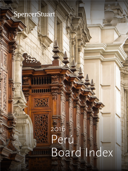 2016 Perú Board Index