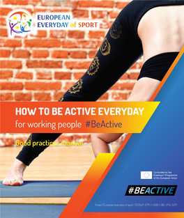 How to Be Active Everyday for Working People #Beactive