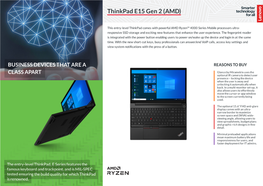 Thinkpad E15 Gen 2 (AMD)