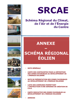 Annexe – Schéma Régional Éolien