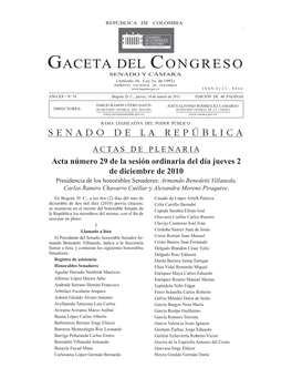 G Aceta Del C Ongreso