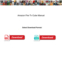 Amazon Fire Tv Cube Manual