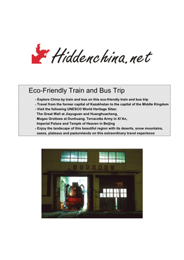 Eco-Friendly Train and Bus Trip