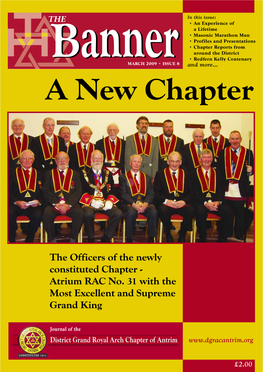 The Officers of the Newly Constituted Chapter - Atrium RAC No