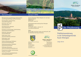 Der Preußensteig Flyer