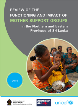 Mother Support Groups in the Northern and Eastern Provinces of Sri Lanka