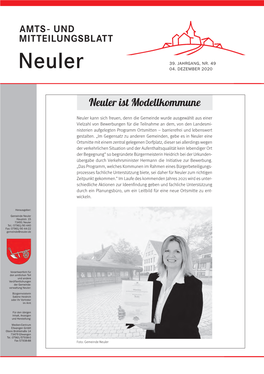 Neuler Ist Modellkommune