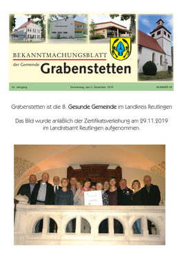 Mitteilungsblatt KW 49/2019