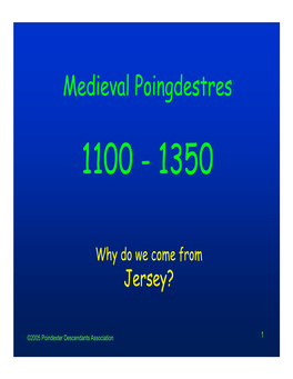 Medieval Poingdestres