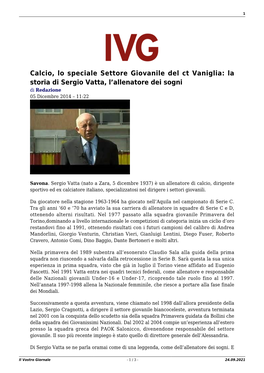 Il Vostro Giornale - 1 / 3 - 24.09.2021 2