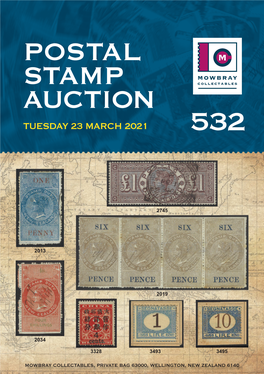 Postal Stamp Auction Tuesday 23 March 2021 532