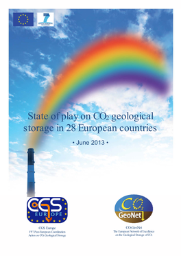 State of Play on CO2 Geological Storage in 28 European Countries