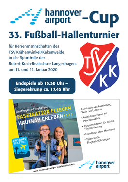 33. Fußball-Hallenturnier